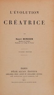 Portada de L'Évolution créatrice