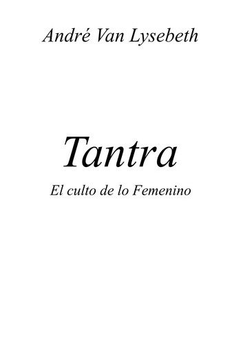Portada de Tantra, el culto de lo femenino