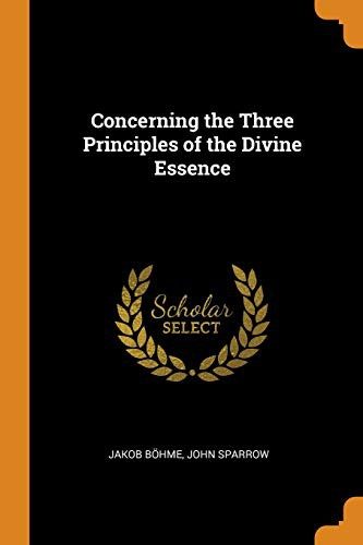 Portada de The Three Principles of the Divine Essence