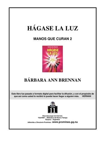 Portada de Hágase la luz