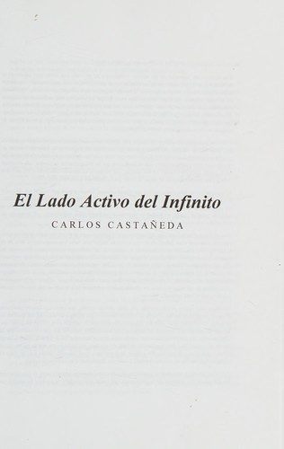 Portada de El lado activo del infinito