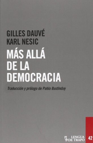 Portada de Más allá de la democracia