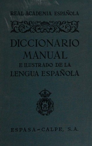Portada de Diccionario de la lengua española