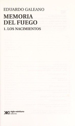 Portada de Memoria del fuego III. El siglo del viento