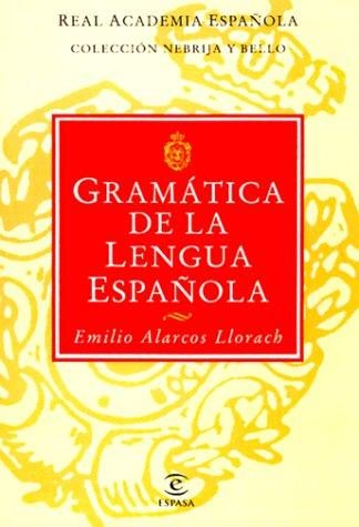Portada de Gramática de la lengua española