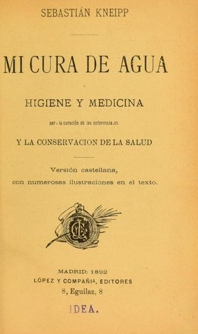 Portada de Mi cura de agua · higiene y medicina para la curación de las enfermedades y la conservación de la salud