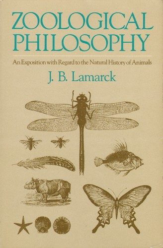 Portada de Philosophie zoologique (texto francés, tomo II; y versión inglesa Zoological Philosophy, completa)