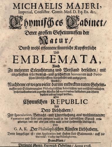Portada de Atalanta fugiens (el texto la nombra así en la epístola, p. 12: «in hac Atalanta fugiente»; la portada no tiene capa de texto)