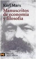 Portada de Manuscritos. Economía y filosofía (extracto: «El trabajo enajenado»)