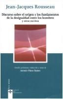 Portada de Discurso sobre el origen y los fundamentos de la desigualdad de condiciones entre los hombres
